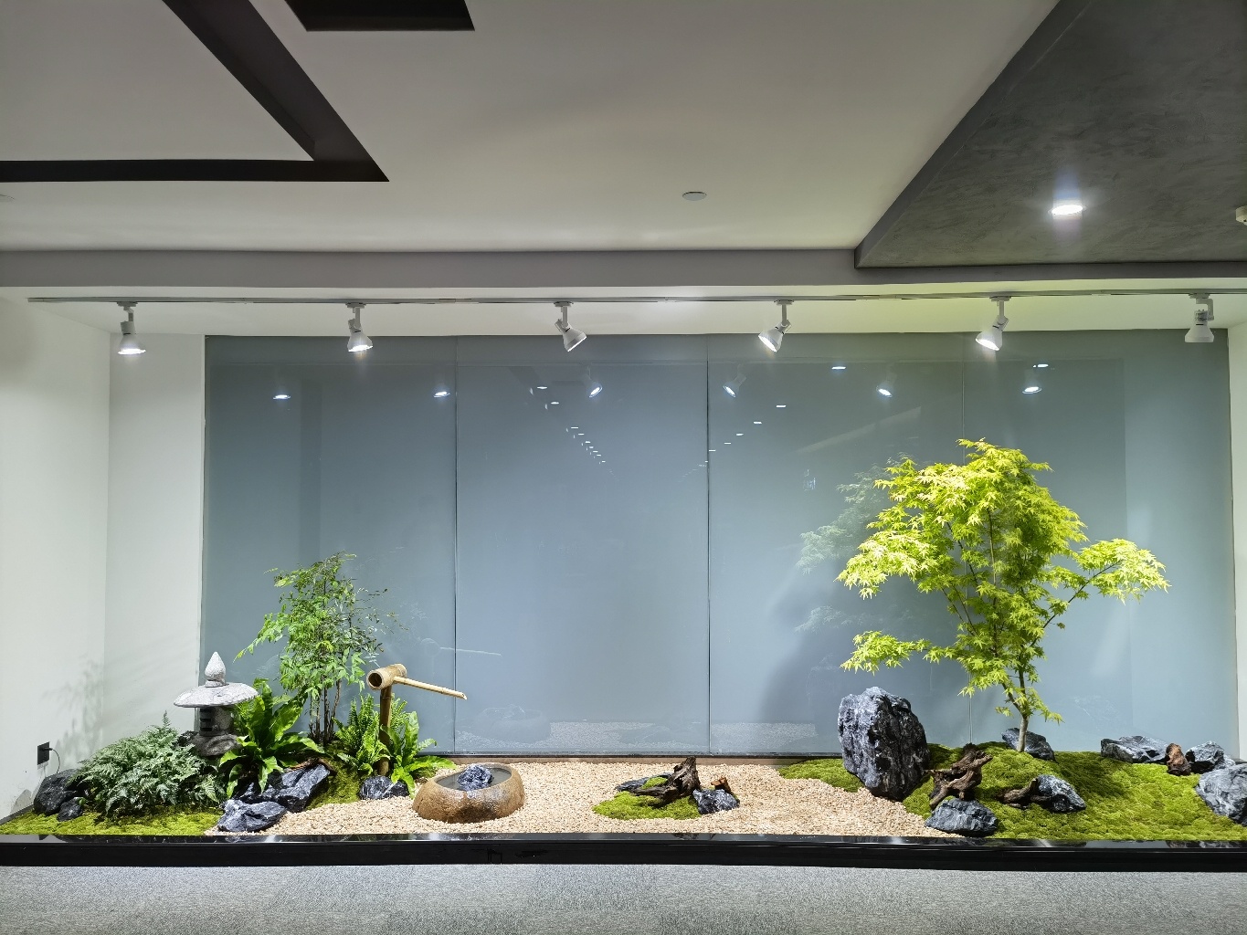 室内花卉组合景观